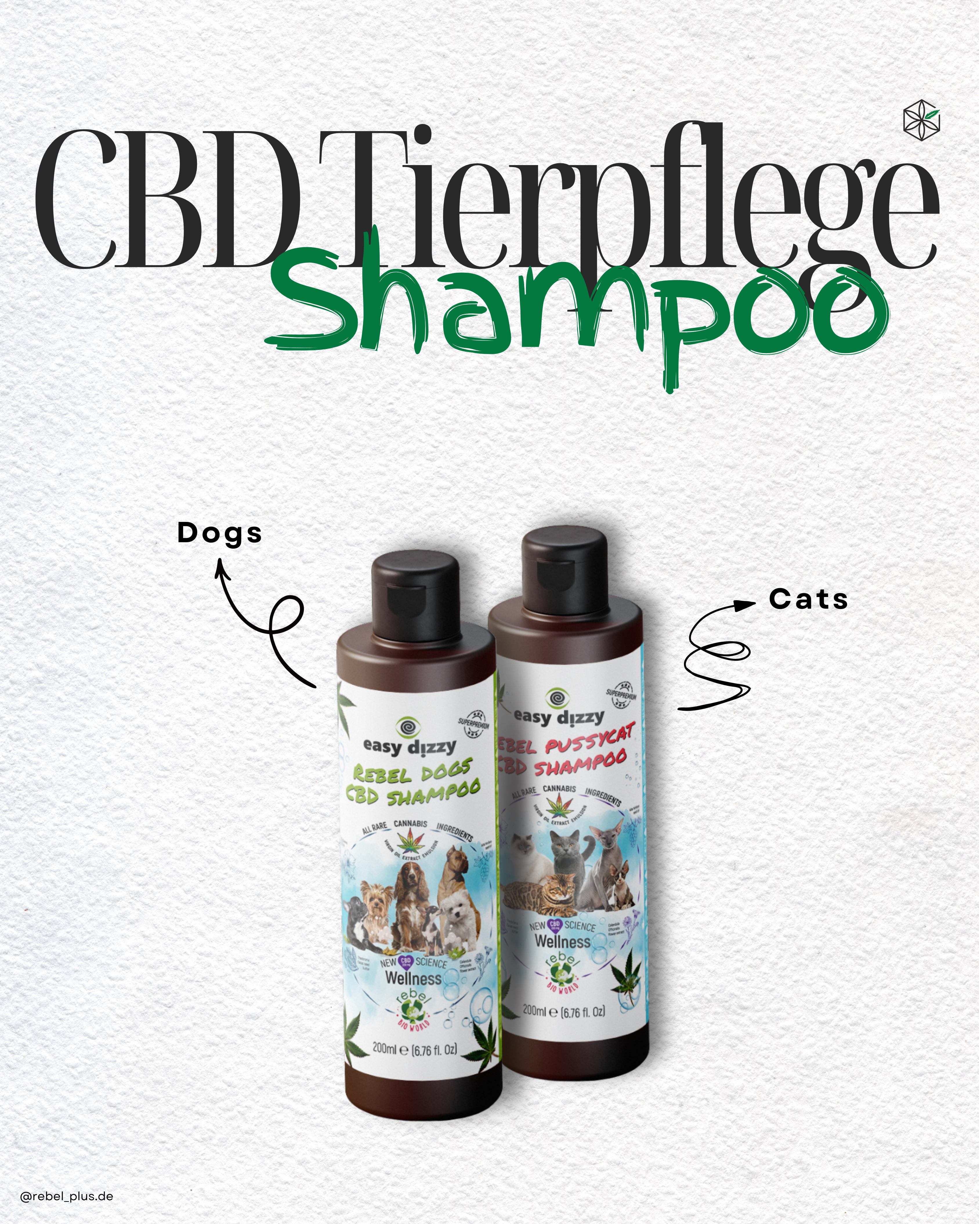 Premium Hundeshampoo mit CBD | 200ml.