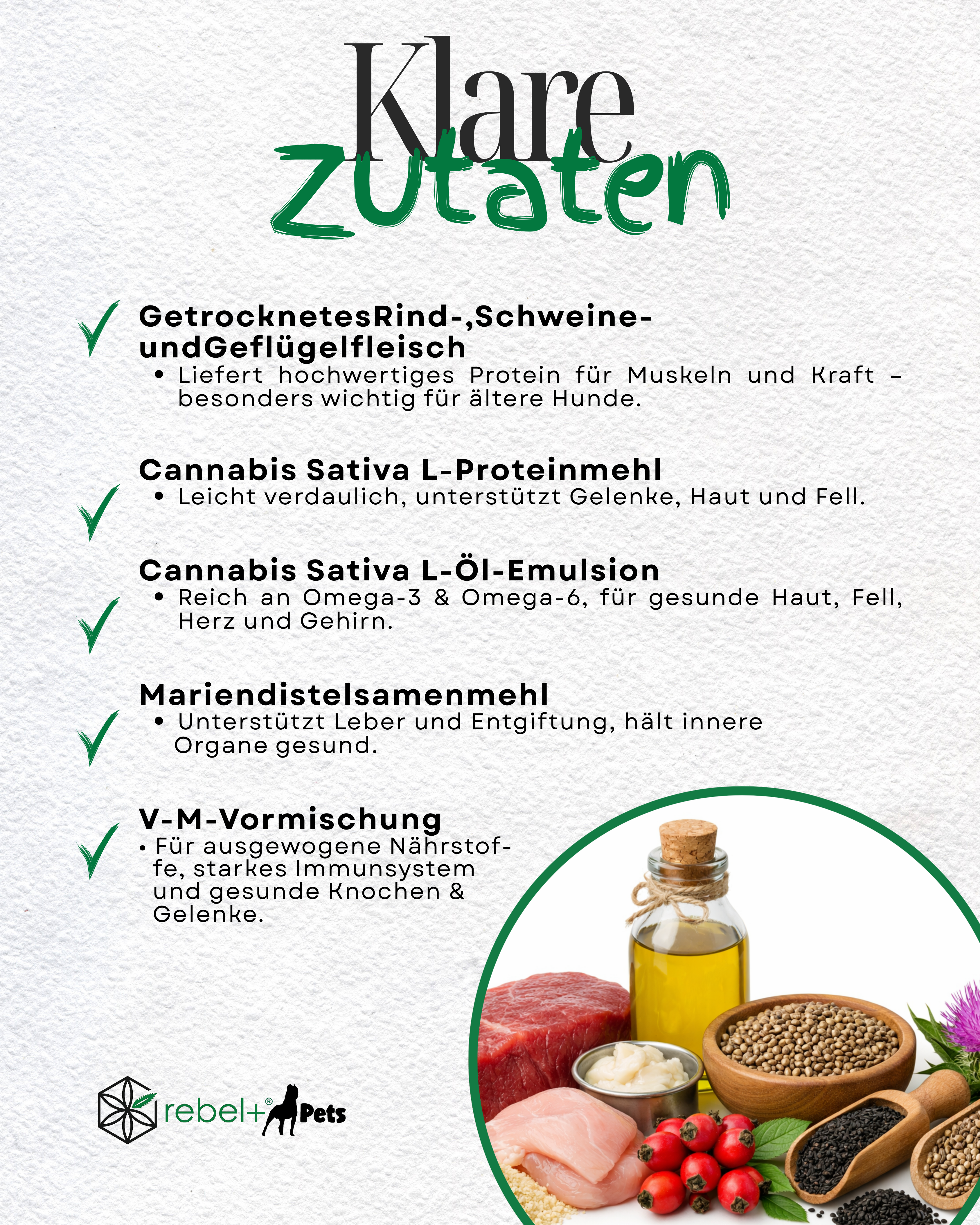Senior Maxi - Hundetrockenfutter mit CBD | 3kg.