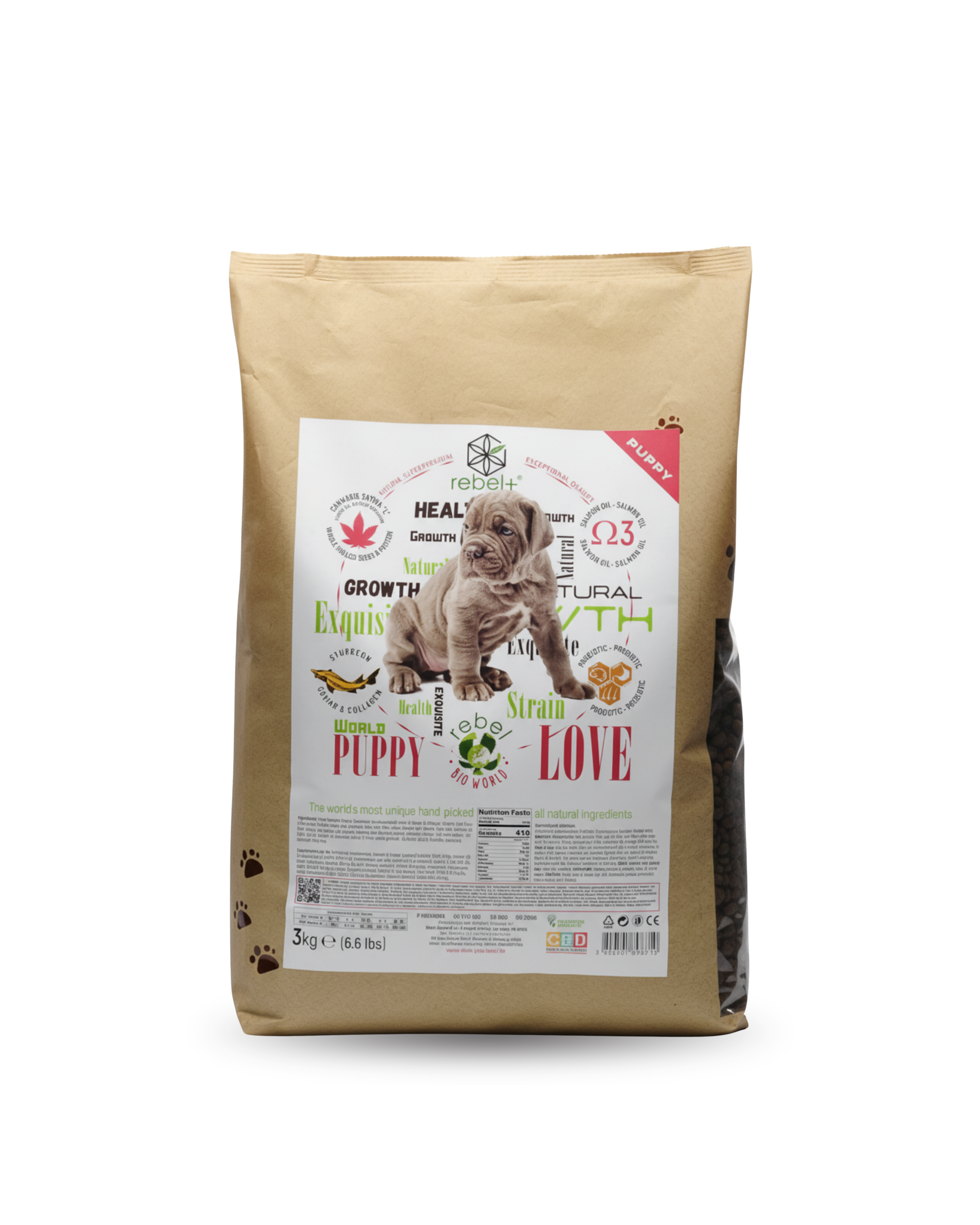Balance Puppy (Welpen) - Premium Hundetrockenfutter mit CBD | 3kg.